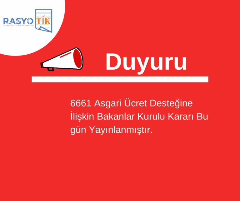 6661 Asgari Ücret Kararı