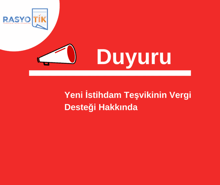yeni istihdam teşviki rasyotik