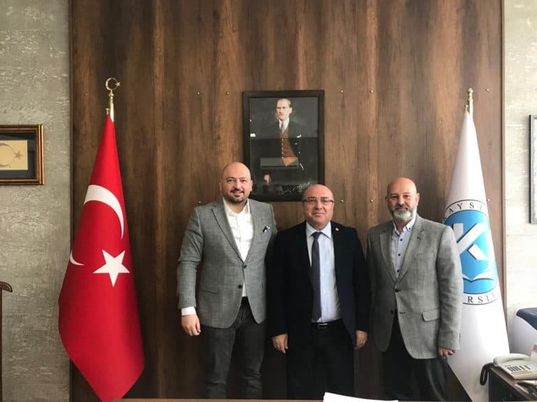 Prof. Dr. Kurtuluş Karamustafa Bey’e Hayırlı Olsun Dileklerimizi Sunduk 6 Haldun PAK ve Prof. Dr. Kurtuluş KARAMUSTAFA