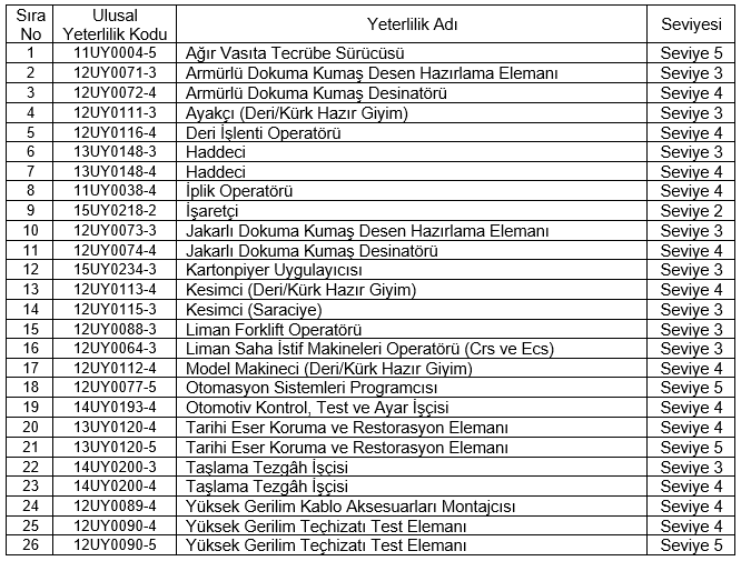 26 Mesleğe Daha Mesleki Yeterlilik Belgesi Zorunluluğu Getirildi 2 resim 3 1