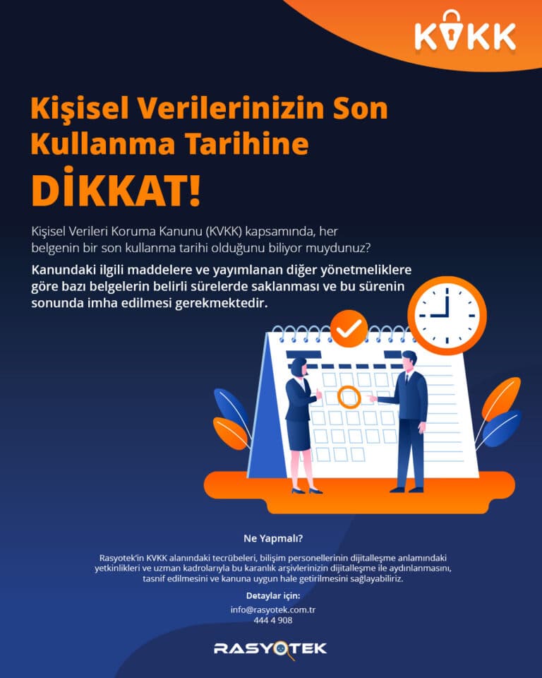 Dikkat: Kişisel Verilerinizin de Bir Son Kullanma Tarihi Var! 2 kvkk son kullanma tarih