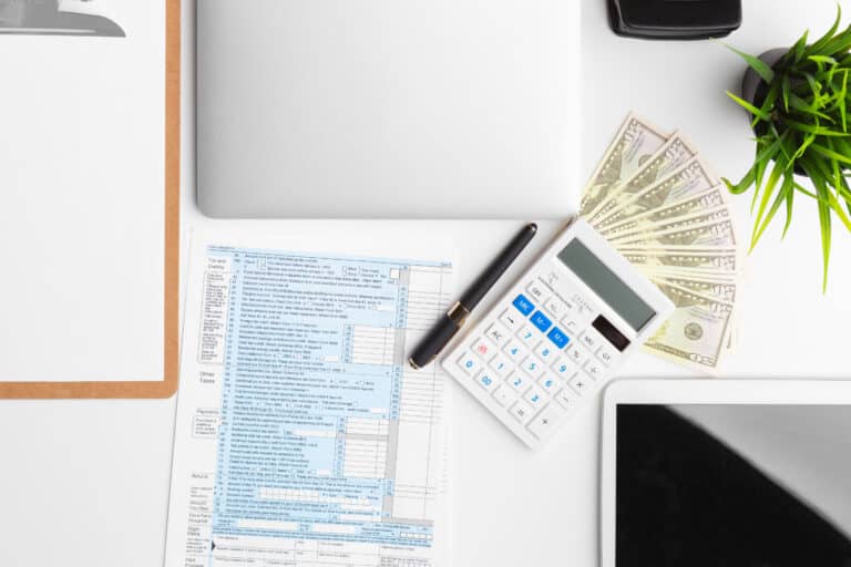 paperwork in the office and laptop on the desktop 2023 11 27 05 21 34 utc